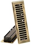 Imperial Manufacturing RG0225 4-Inch by 10-Inch Floor Register, Antique Brass [並行輸入品]