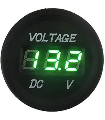 Amazon.co.jp: ポッシュ(POSH) バイク用品 ミニミニ電圧計 ブラック 8