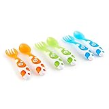 Munchkin 011454 Multi-Coloured Forks and Spoons Set of 6