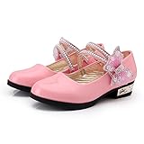 [FERE8890] 児童 子供用 女の子 フォーマル靴 プリンセス風 ストラップ パンプス フラット シューズ カジュアル リゾートスリッポン ボードシューズ 靴 新様式 春秋 ベルクロ 蝶々飾り 
