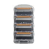 COOLHILL プログライド 替刃 電動 5枚刃 フレックスボール 5+1 ピンポイント トリマー 髭剃り ひげそり カミソリ プログライド フュージョン 互換 (ブラック 4個)
