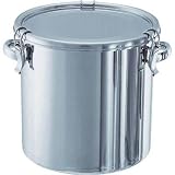 日東金属工業:日東 ステンレスタンク ストレートクリップ式密閉タンク(フタ付) 10L CTH-24 型式:CTH-24
