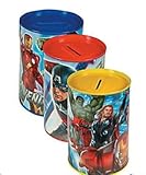 AvengersメタルCoin Bank Tin Tin含まX 3 ( 3 )