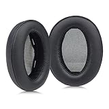 MOLGVDD WH-910Nイヤーパッドクッション、ソニー用交換用イヤーパッドWH-910N WH910NワイヤレスBluetoothヘッドフォンノイズキャンセリング（ブラック）