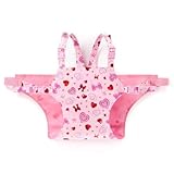 どこでもサポート赤ちゃん安心チェアベルト　ハートとリボンのきらきらビューティー（スケアー地・ピンク）　B2602100　日本製