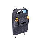 VORCOOL Car Seat Backオーガナイザー6-pocket Kids Toys for Ipadティッシュボックスペン(ダークグレー)