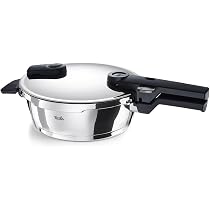 新品未使用　フィスラー圧力鍋 コンフォートスキレット2.5L 圧力蓋付き Amazon｜フィスラー (Fissler) 圧力鍋 ビタクイック スキレット2.5L