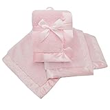 American Baby Company Sherpa Receiving Blanket, Pink by American Baby Company