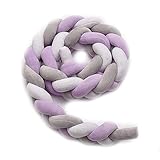 NEW! レイシークラシック（Lacey Classic) ベビーベッドガード サイドガード ノットクッション抱き枕 赤ちゃんベッドバンパー ソファークッション 結び目 ロング 部屋飾り 撮影小物 モ