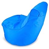 Comfy Kids Bean Bag Chair- Cover Only. Electric Blue, Stain Resistant Tough Waterproof Material, Spa
