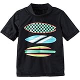 Carter's(カーターズ) カーターズサーフボードラッシュガード ブラック 水着 12ヶ月【並行輸入】