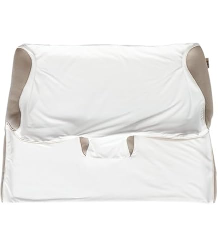 西川睡眠Laboソフト枕（カバー付き） 睡眠Labo]Soft ピローケース 70×60×10cm アイボリー 本体
