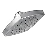 Moen S6365 Voss 6 Single-Function Rainshower Showerhead with Immersion Technology at 2.5 GPM Flow Ra