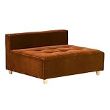 arne ベンチソファ ベンチ イス 背もたれ コーナーソファー ローソファー Baggy DX-armless 3×4 モケット ゴールドベージュ