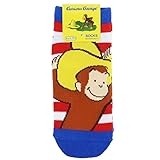 おさるのジョージ[女性用靴下]レディースソックス/クラシック ボーダー