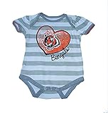 Cincinnati Bengals幼児の女の子のサイズ18ヶ月クリーパー印刷ボディスーツ – グレーとホワイトストライプクリーパー