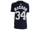 Brian McCannニューヨーク・ヤンキースMLBマジェスティックユースの海軍ブルーPlayer Name & NumberジャージーTシャツ L