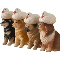 海外作家様作　アートドール　犬、アヒルセット 海外作家様作 アートドール 犬、アヒルセット 海外作家様作