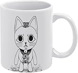 ターボババア 招き猫 マグカップ 陶器製 耐熱耐冷 330ml お手入れ簡単 アニメ応援グッズ 大容量 両面印刷 かわいい オフィス人気 男女兼用 贈り物