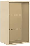 Salsbury Industries 3808S-SAN Surface Mounted Enclosure for 3708 Single Col, Sandstone by Salsbury I