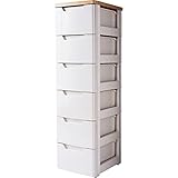 アイリスオーヤマ チェスト 木天板 6段 幅32.4 ホワイト/ペアー HG-326B