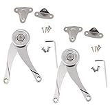 P Prettyia ドア用　蝶番　ヒンジ　食器棚　キャビネット　調節可能　交換　修理　2個　全２サイズ - 41mm