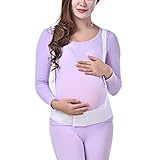 Zhhlinyuan 良好な Maternity Support Belt Waist Back Abdomen Belly Band Soft Seamless Shoulder for Pregn
