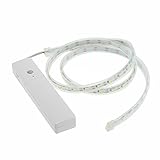 walmeck LEDストリップライト調光機能付きモーションセンサー用ナイトベッド下ライトキャビネットクローゼット階段