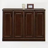 シック 幅120cm ロータイプシューズボックス ブラウン 完成品