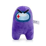 【公式ライセンス商品】Among Us 7インチ リバーシブルぬいぐるみ パープル