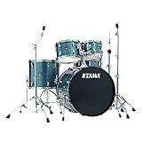 TAMA タマ Imperialstar 22"BDスタンダードサイズ シンバル無し 一括ドラムセット "ヘアライン・ブルー" IP52H6-HLB
