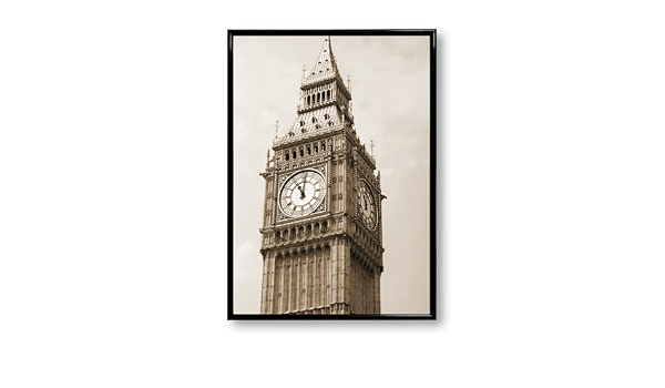 Amazon Co Jp ポスター ビッグベン 時計台 ロンドン インテリア 景色 風景 写真 アートポスター おしゃれ 北欧 ホーム キッチン