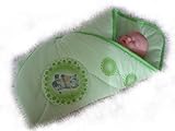 BlueberryShop Classic with Animal Print Swaddle Wrap Blanket Duvet for Newborn Baby 100% Cotton ( 0-