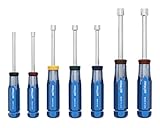 Channellock nd-7 a 7ピースSAE酢酸ハンドル中空軸ナットドライバーセット