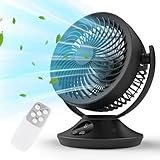 【2024新登場】サーキュレーター 扇風機 壁掛扇風機 6段階風量調節 左右首振り 静音DCモーター 30畳パワフル送風 usb充電式 10