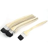 uxcell ペイントブラシ DIYホーム壁の装飾 ベントハンドグリップ 木製ハンドルグリップ 画家ツール