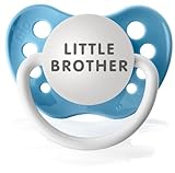 Personalized Pacifiers Little Brother in Light Blue by Ulubulu [並行輸入品]