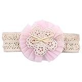 Onuneed ベビー キッズ ヘアヘアアクセサリー 結婚式やパーティー 髪飾り 新生児 赤ちゃん 出産祝い 内祝い お宮参り 誕生日 等にも-お花 (008)