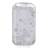 UNEXTATI Galaxy S3 Mini 用 ケース 耐衝撃 高品質 TPU ハード カバー 超薄型ケース 全面保護 脱着簡単 クリア 透明 Samsung Galaxy S3 Miniカバー 