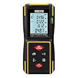 URCERI Laser Measure (100.5m), Digital Laser Distance Meter with Mute Function,LCD Backlit Display a