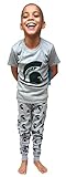 Michigan State Spartans Boys 4 – 7寝間着半袖Tシャツ&パンツセット グレー