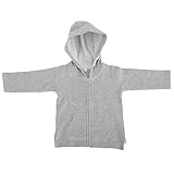 (ベイビーバグズ) Babybugz 赤ちゃん・ベビー フルジップ 起毛フリース裏地 スウェットパーカー フード付きトレーナー トップス 上着 (12-18ヶ月) (ヘザーグレーマール)