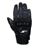 フラッグシップ(Flagship) バイク用 グローブ ハイブリッドレザーグローブ ブラック Mサイズ FG-A196