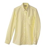 AITOZ  アイトス レディース長袖オックスボタンダウンシャツ  AZ7871 119 イエローストライプ L