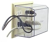 LectraLock - Baby Safety Electrical Outlet Cover - Double - Duplex Style - Deep Cover by LectraLock