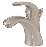 Pfister lg42-amck Parisa Singleコントロール4インチセンターセットバスルーム蛇口in Brushedニッケル、1.2 GPM