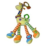 ホット。100 %コットン幼児赤ちゃん開発ソフトキリン動物Handbells Rattlesハンドルおもちゃ