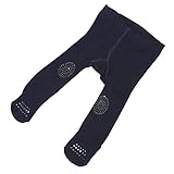 ノーブランド品 　全3サイズ5色　幼児　女の子　コットン　パンツ　タイツ　アンチスリップ　ストッキング　ソックス - ネイビーブルー, L