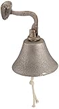 Hampton Nautical Vintage Cast Iron Decoration Hanging Ship's Nautical Bell 6 - Metal Wall Decor [並行輸