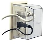 LectraLock - Baby Safety Electrical Outlet Cover - Dﾃｩcor/GFCI Style (2-screw type) - Deep Cover by 